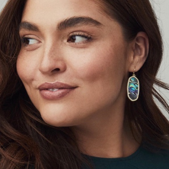 🔹LAST PAIR🔹KENDRA SCOTT Abalone Drop Earrings - Picture 3 of 8